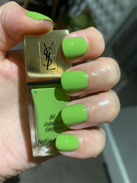 ysl jungle green|YSL La Laque Couture .